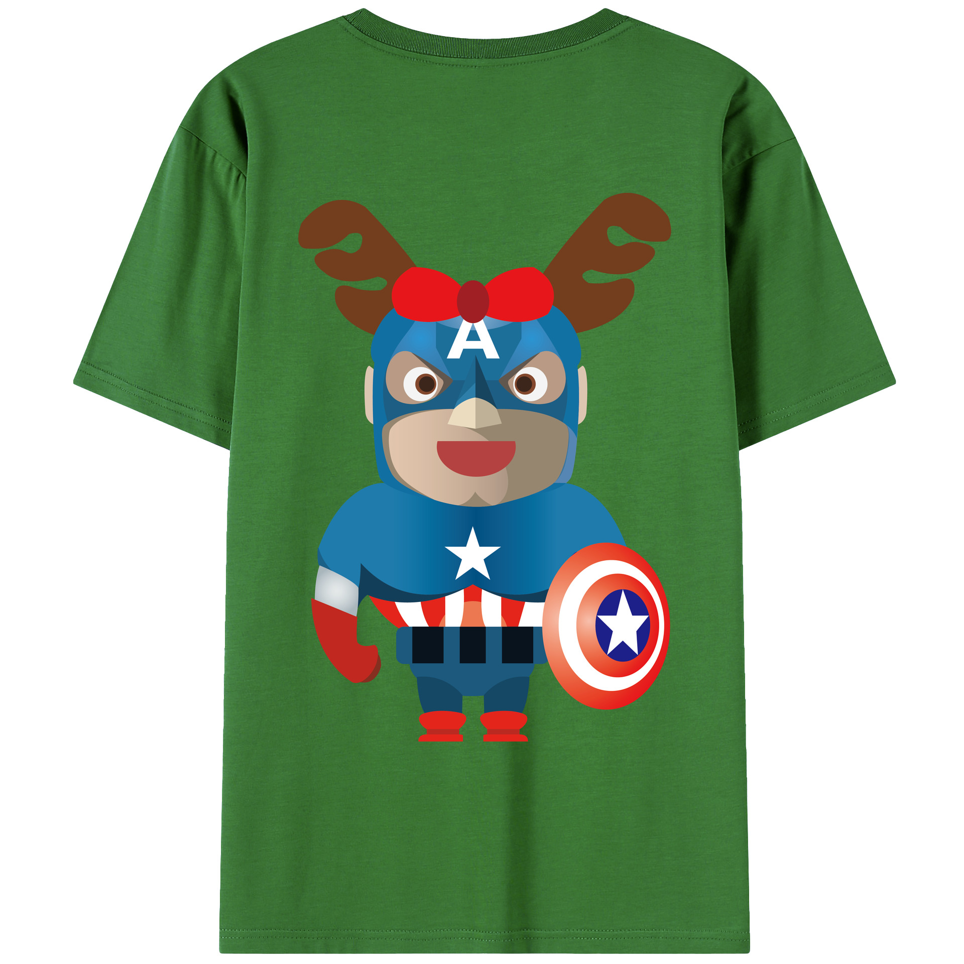 （画像用） アベンジャーズ The Avengers レディース半袖Tシャツ(バックプリント)